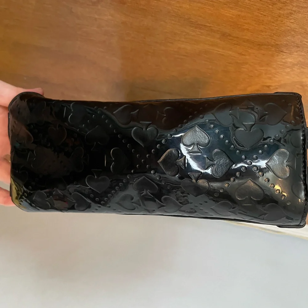 kate spade Black Patent Leather Tote Shoulder Bag